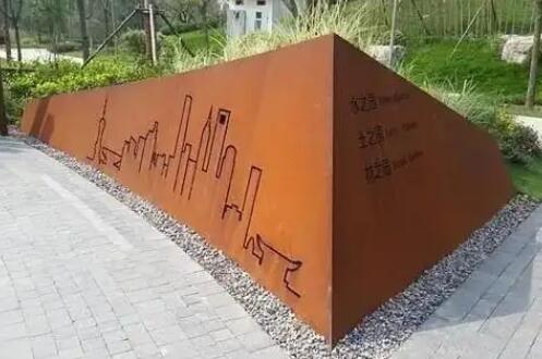 良庆耐候钢挡土墙